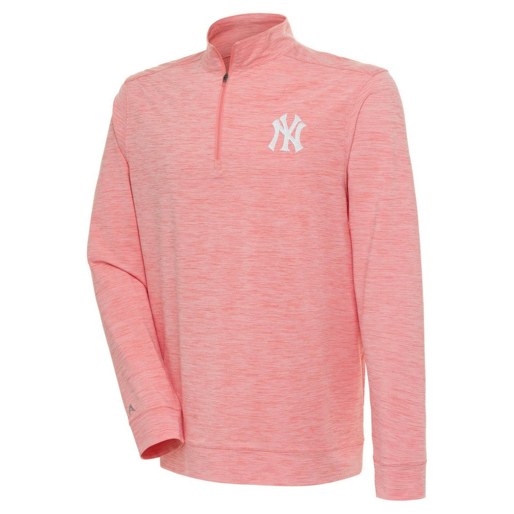 New York Yankees Antigua Bright Quarter-Zip Pullover Top | MLB On Sale