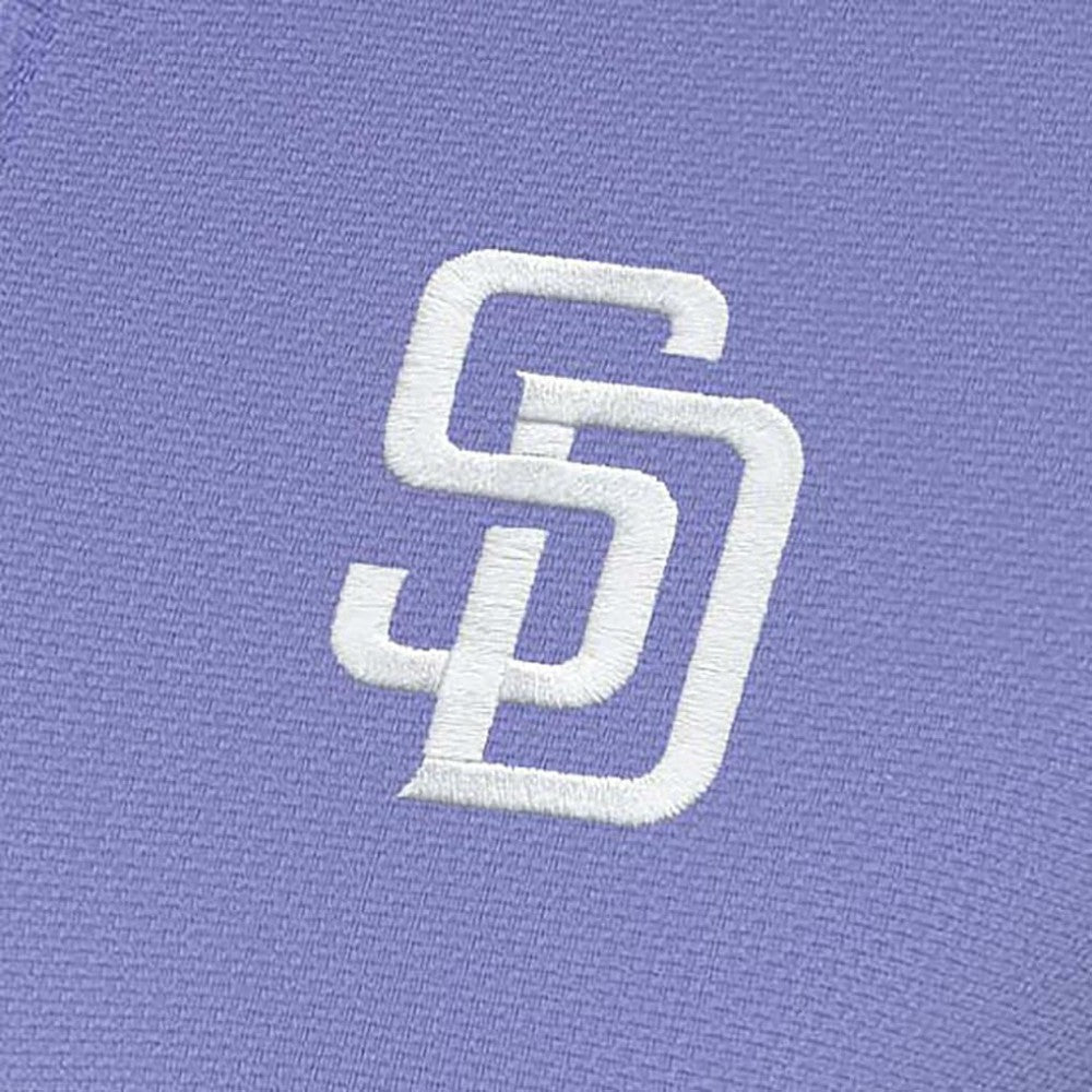 San Diego Padres Antigua Women's Finish Quarter-Zip Pullover Top | MLB Discount
