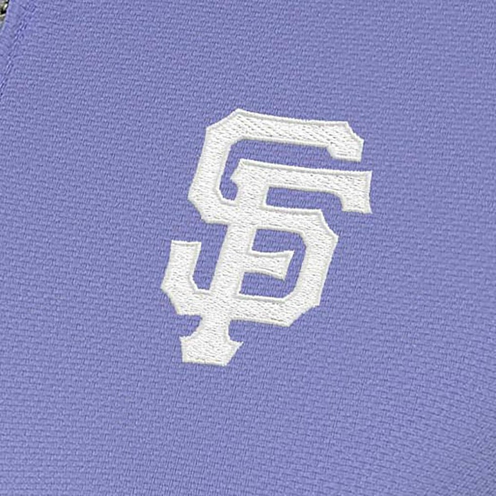 San Francisco Giants Antigua Women's Finish Quarter-Zip Pullover Top | MLB New