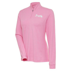 Atlanta Braves Antigua Women's Mentor Quarter-Zip Pullover Top | MLB US