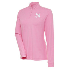 San Diego Padres Antigua Women's Mentor Quarter-Zip Pullover Top | MLB Discount