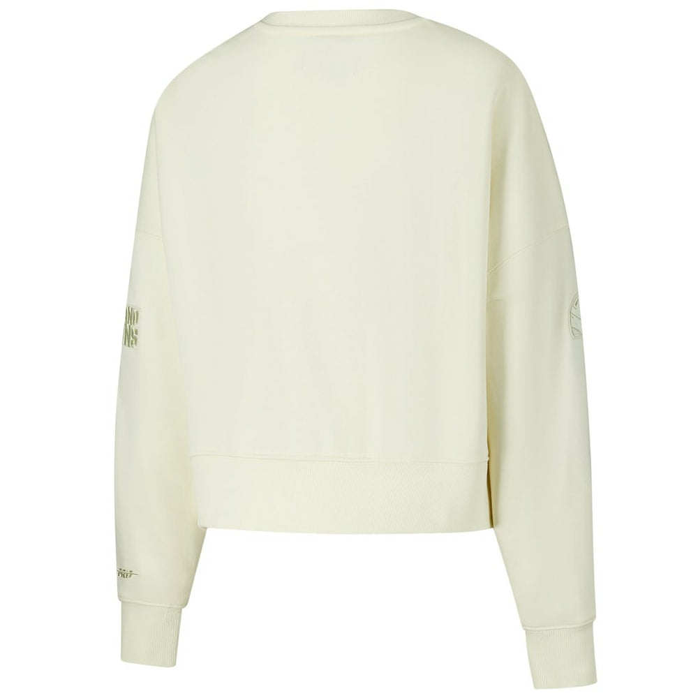 Cleveland Browns  Pro Standard Triple Tonal Cropped Fleece Pullover Sweatshirt
