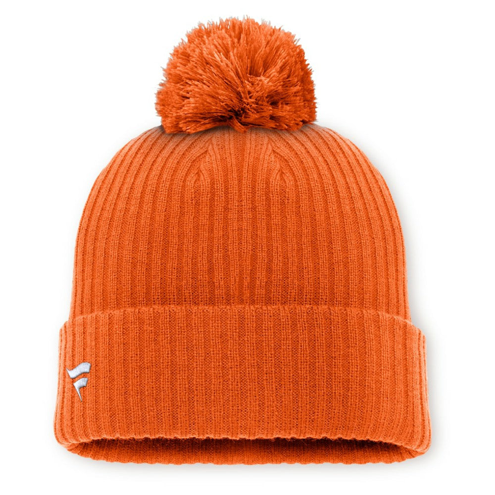 Philadelphia Flyers Fanatics Primary Logo Cuffed Knit Hat with Pom Outlet