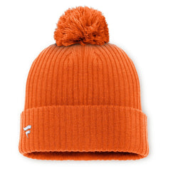 Philadelphia Flyers Fanatics Primary Logo Cuffed Knit Hat with Pom Outlet