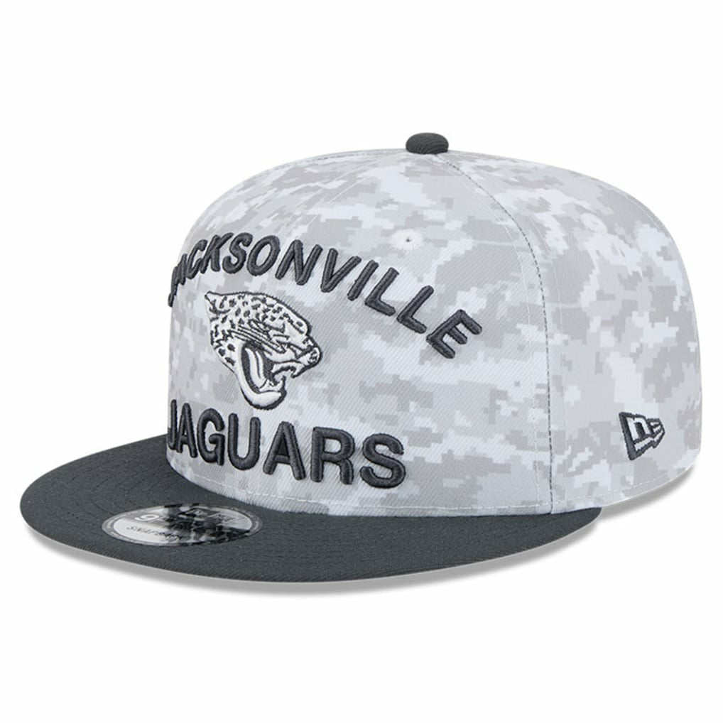 Jacksonville Jaguars New Era 2024 Salute To Service 9FIFTY Snapback Hat