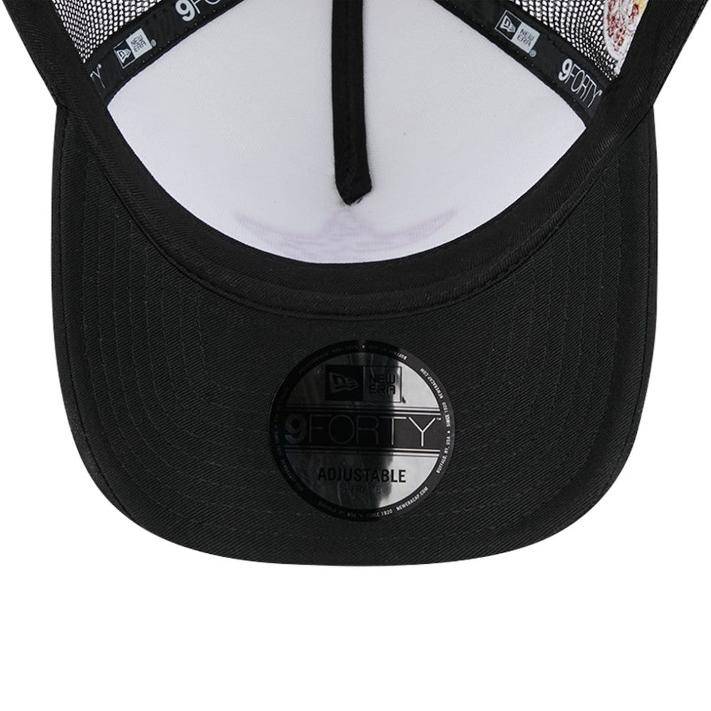 Houston Astros New Era Checkered Flag A-Frame Trucker 9FORTY Adjustable Hat | MLB Discount