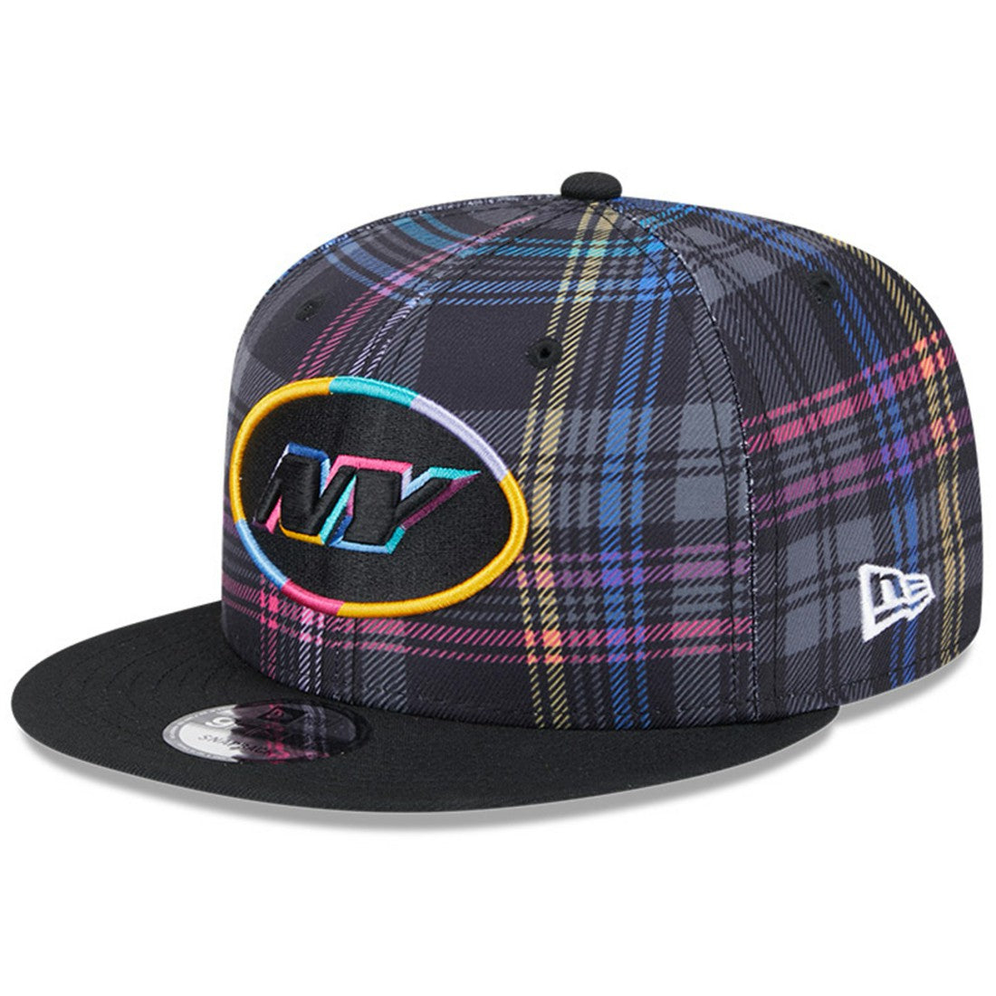 New York Jets New Era 2024 NFL Crucial Catch Plaid 9FIFTY Snapback Hat
