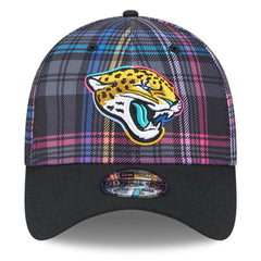 Jacksonville Jaguars New Era 2024 NFL Crucial Catch Plaid 39THIRTY Flex Hat