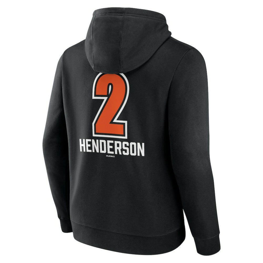 Gunnar Henderson Baltimore Orioles Fastball Player Name & Number Pullover Hoodie | MLB Outlet