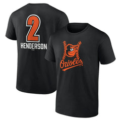 Gunnar Henderson Baltimore Orioles Fastball Player Name & Number T-Shirt | MLB On Sale