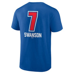 Dansby Swanson Chicago Cubs Fastball Player Name & Number T-Shirt | MLB Online