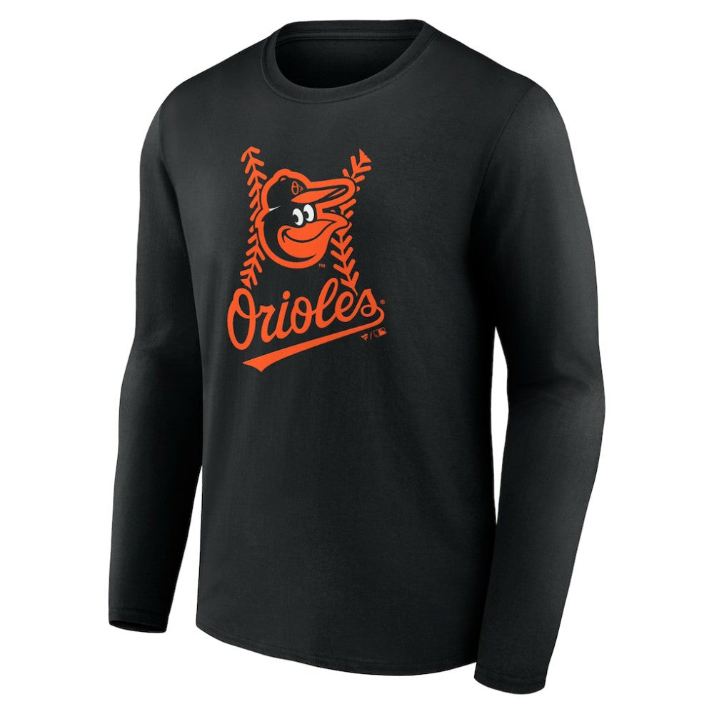 Adley Rutschman Baltimore Orioles Fastball Player Name & Number Long Sleeve T-Shirt | MLB New