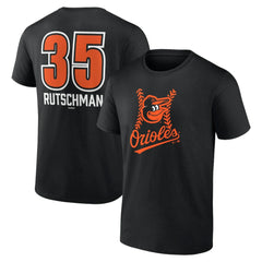Adley Rutschman Baltimore Orioles Fastball Player Name & Number T-Shirt | MLB Near me