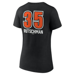 Adley Rutschman Baltimore Orioles Women's Fastball Player Name & Number V-Neck T-Shirt | MLB Shop