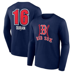 Jarren Duran Boston Red Sox Fastball Player Name & Number Long Sleeve T-Shirt | MLB For sale