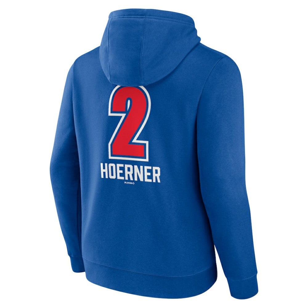 Nico Hoerner Chicago Cubs Fastball Player Name & Number Pullover Hoodie | MLB US