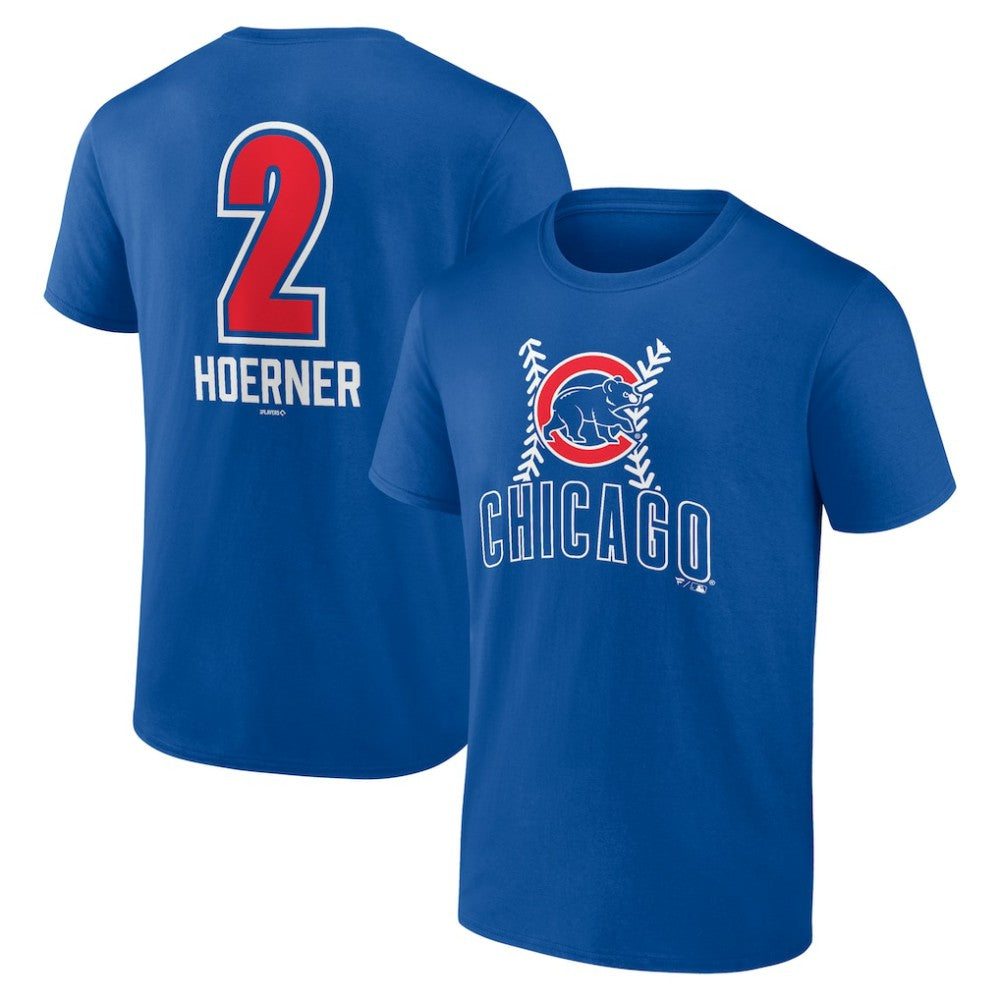 Nico Hoerner Chicago Cubs Fastball Player Name & Number T-Shirt | MLB Outlet