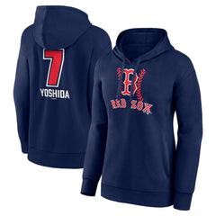 Masataka Yoshida Boston Red Sox Women's Fastball Player Name & Number Pullover Hoodie | MLB For sale