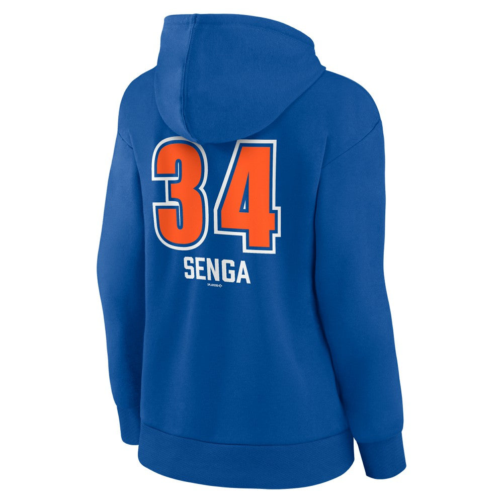 Kodai Senga New York Mets Women's Fastball Player Name & Number Pullover Hoodie | MLB Near me