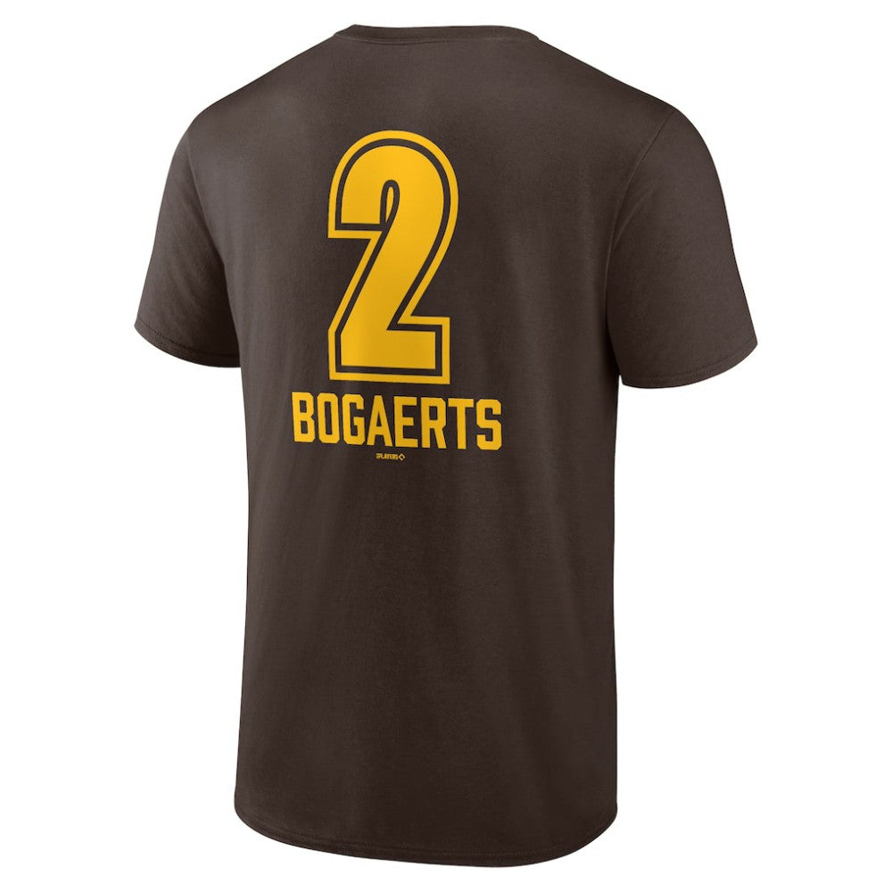 Xander Bogaerts San Diego Padres Fastball Player Name & Number T-Shirt | MLB Outlet
