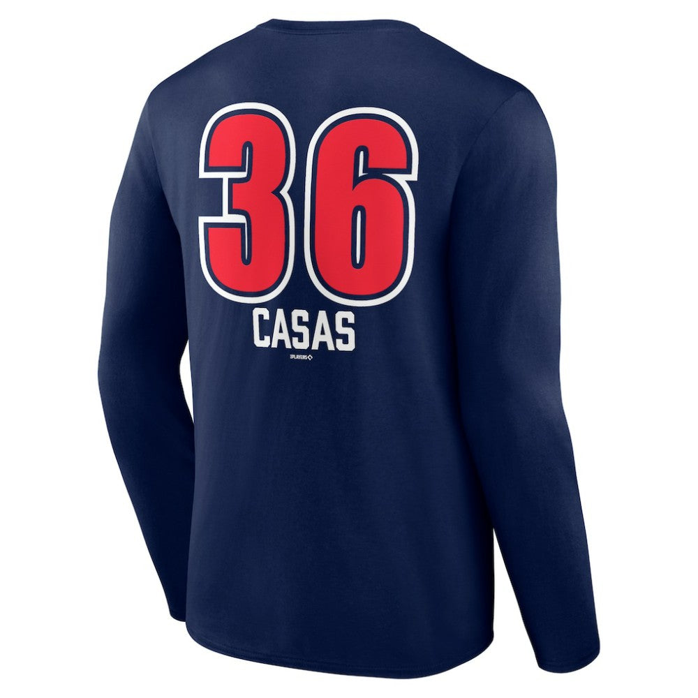 Triston Casas Boston Red Sox Fastball Player Name & Number Long Sleeve T-Shirt | MLB Sale