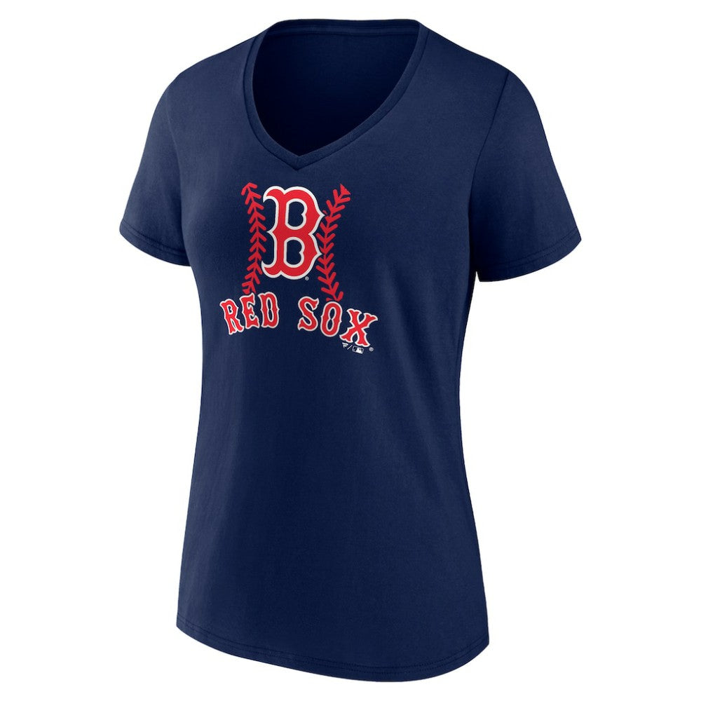 Triston Casas Boston Red Sox Women's Fastball Player Name & Number V-Neck T-Shirt | MLB Sale