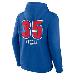 Justin Steele Chicago Cubs Fastball Player Name & Number Pullover Hoodie | MLB US