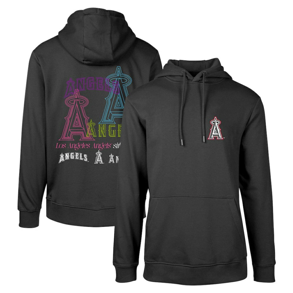 Los Angeles Angels Levelwear Podium Vintage Pullover Hoodie | MLB Discount
