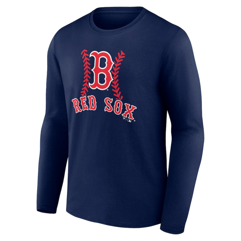 Trevor Story Boston Red Sox Fastball Player Name & Number Long Sleeve T-Shirt | MLB US