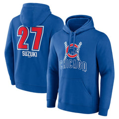 Seiya Suzuki Chicago Cubs Fastball Player Name & Number Pullover Hoodie | MLB US