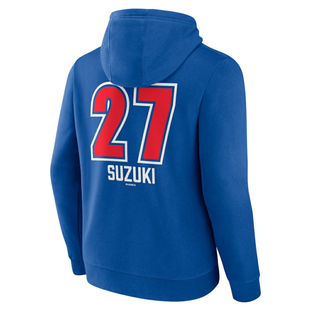 Seiya Suzuki Chicago Cubs Fastball Player Name & Number Pullover Hoodie | MLB US