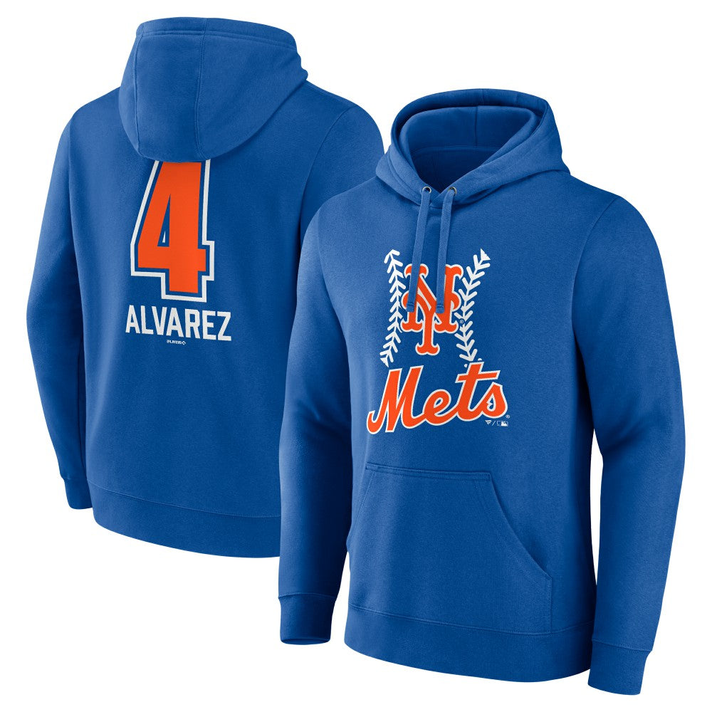 Francisco Alvarez New York Mets Fastball Player Name & Number Pullover Hoodie | MLB US