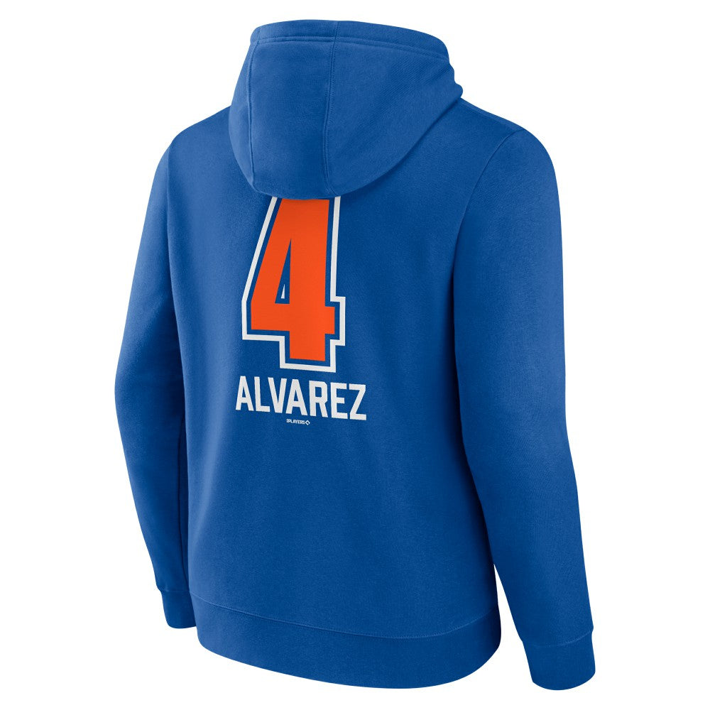 Francisco Alvarez New York Mets Fastball Player Name & Number Pullover Hoodie | MLB US