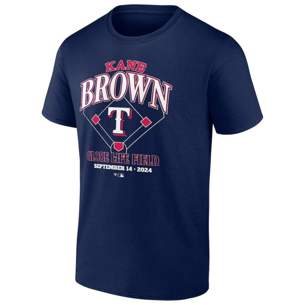 Kane Brown x Texas Rangers Fanatics T-Shirt | MLB Outlet