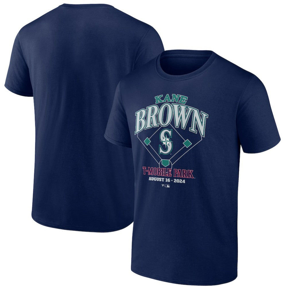 Kane Brown x Seattle Mariners Fanatics T-Shirt | MLB New