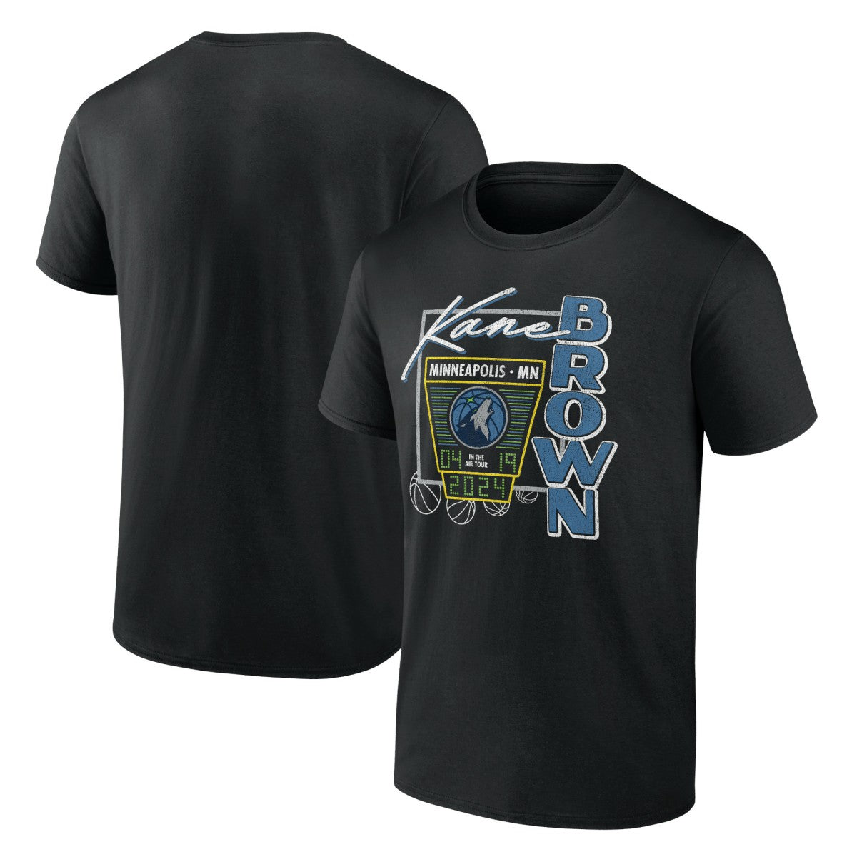 Kane Brown x Minnesota Timberwolves T-Shirt On Sale