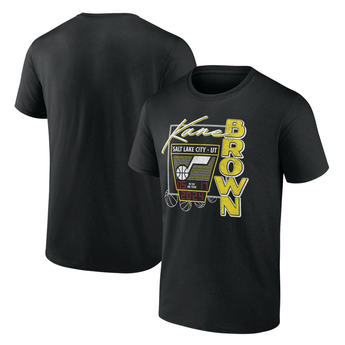 Kane Brown x Utah Jazz T-Shirt For Sale