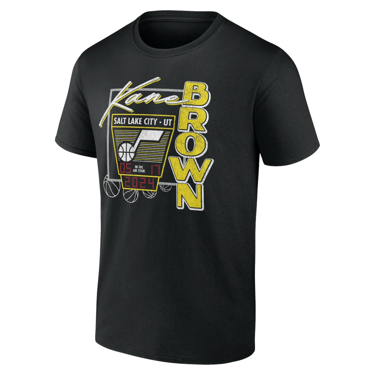 Kane Brown x Utah Jazz T-Shirt For Sale