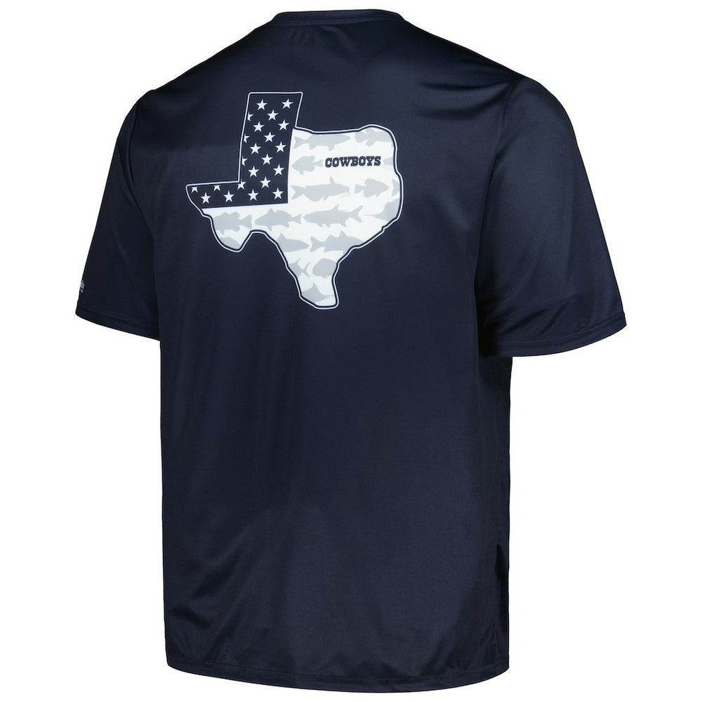 Dallas Cowboys Columbia Terminal Tackle Omni-Shade Texas T-Shirt