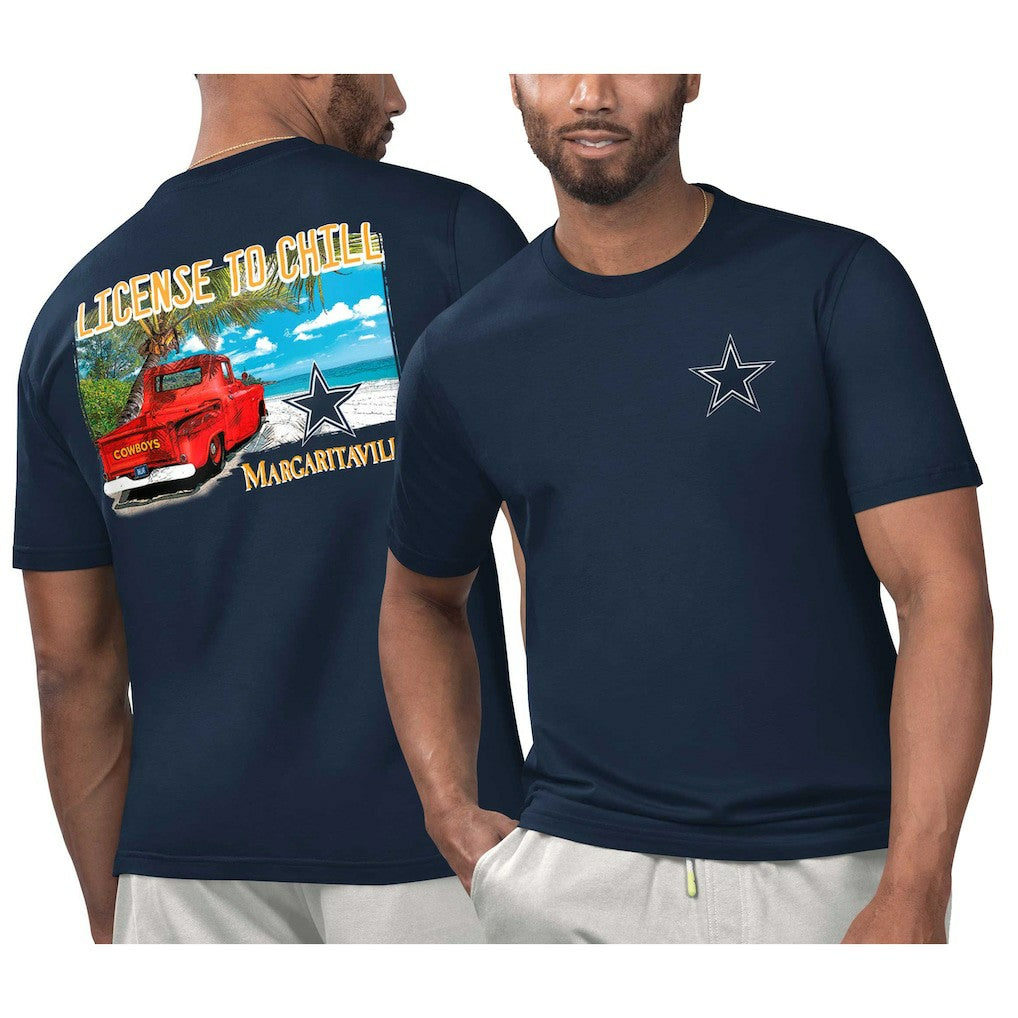 Dallas Cowboys  Margaritaville Licensed to Chill T-Shirt