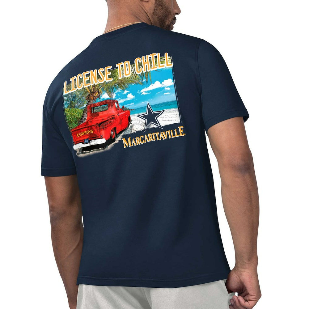 Dallas Cowboys  Margaritaville Licensed to Chill T-Shirt