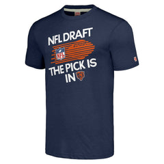 Chicago Bears  Homage Unisex 2024 Team Draft Tri-Blend T-Shirt