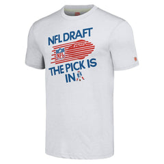 New England Patriots  Homage Unisex 2024 Team Draft Tri-Blend T-Shirt