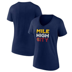 Denver Nuggets Pick & Roll Coverage V-Neck T-Shirt sale New