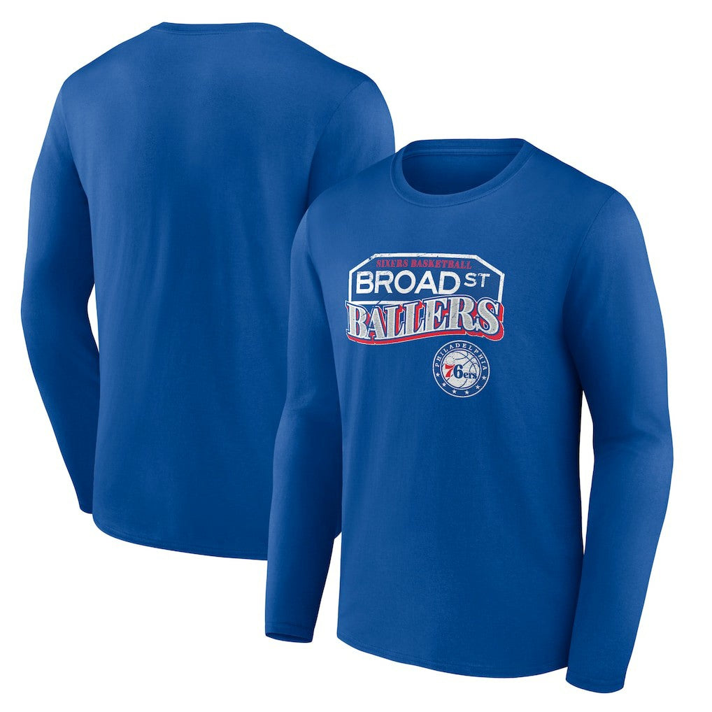 Philadelphia 76ers Pick & Roll Coverage Long Sleeve T-Shirt Online