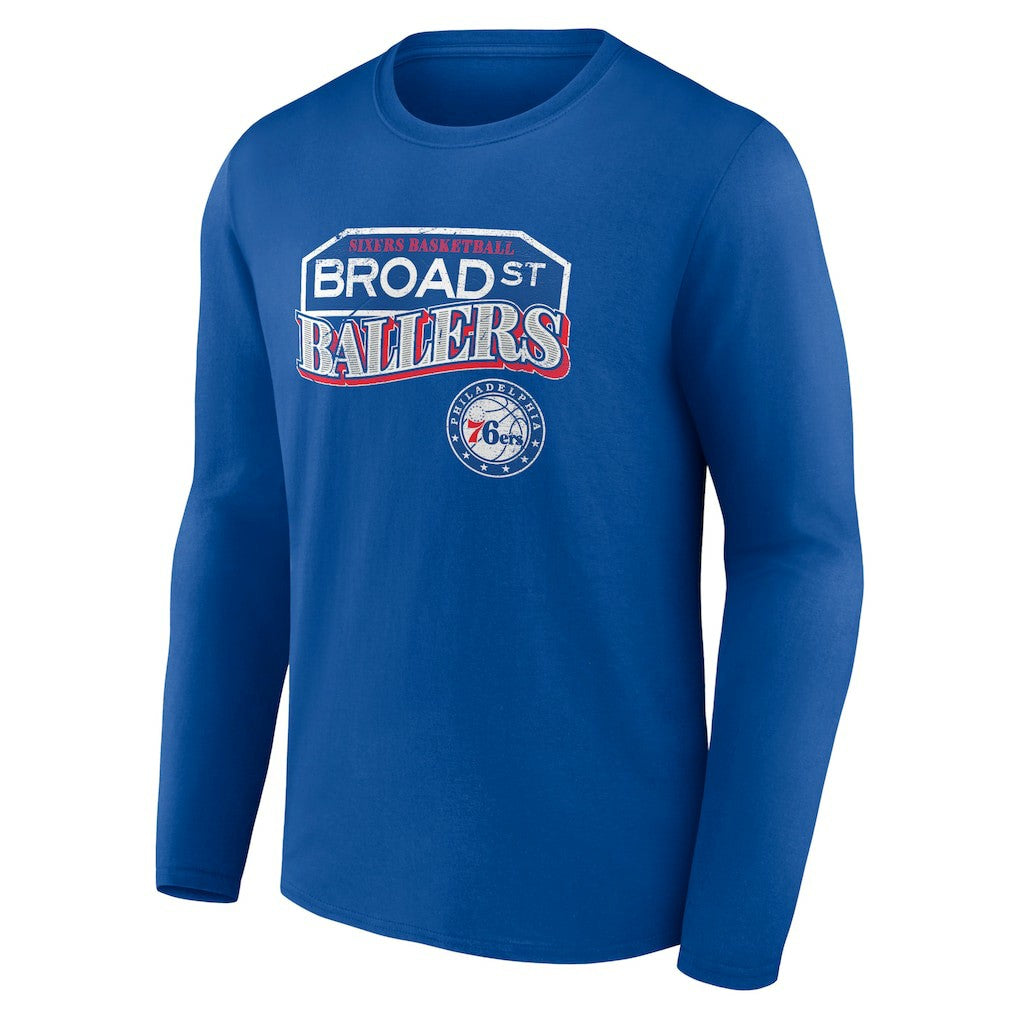 Philadelphia 76ers Pick & Roll Coverage Long Sleeve T-Shirt Online