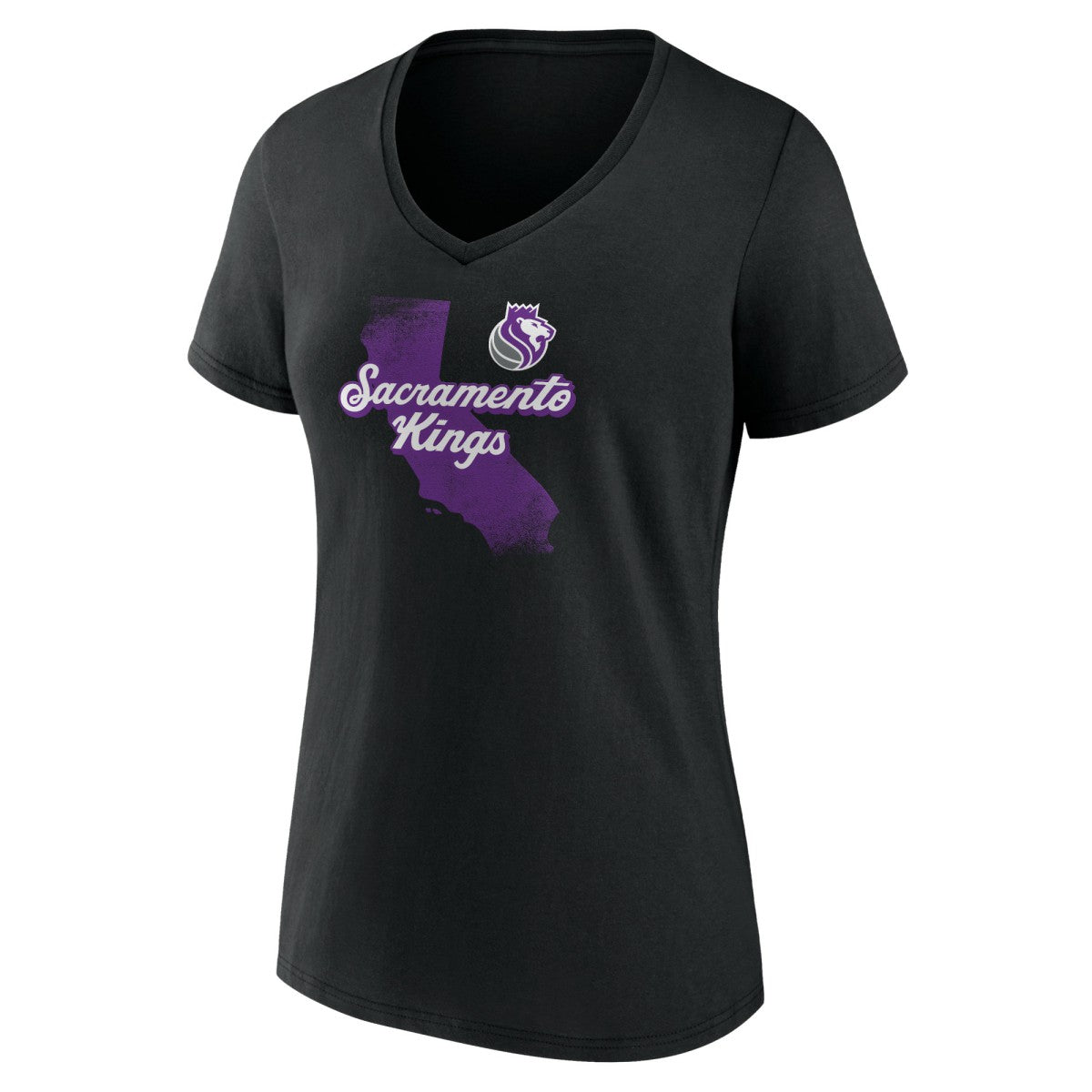Sacramento Kings Pick & Roll Coverage V-Neck T-Shirt Outlet