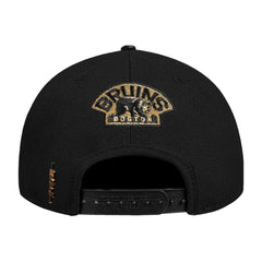 Boston Bruins Pro Standard Metallic Logo Pinch Front Adjustable Hat Discount