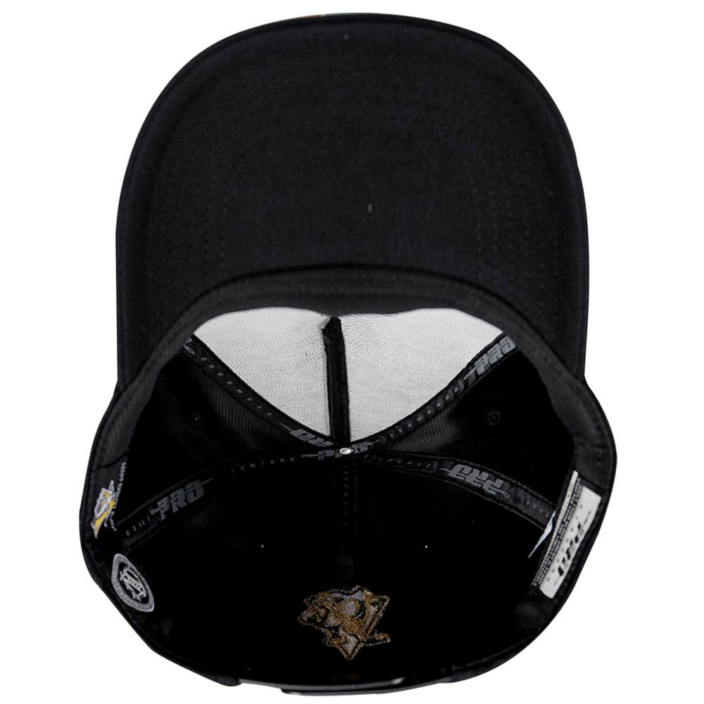 Pittsburgh Penguins Pro Standard Metallic Logo Pinch Front Adjustable Hat On Sale