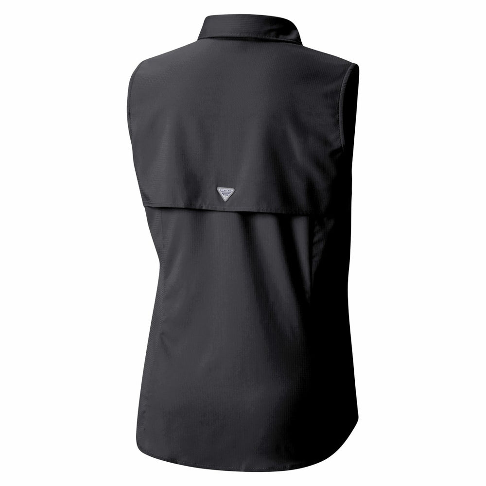 Tampa Bay Buccaneers Columbia Women's PFG Tamiami Omni-Shade Sleeveless Button-Up Shirt